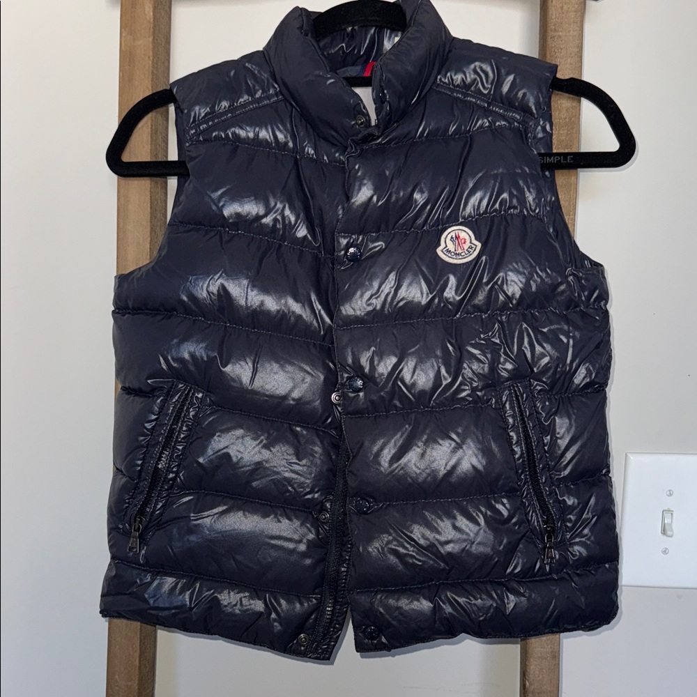 Moncler Dark Blue Kids Puffer Vest